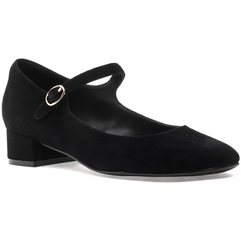 Revolve Jeffrey Campbell Suede Velvet Leather Mary Jane
